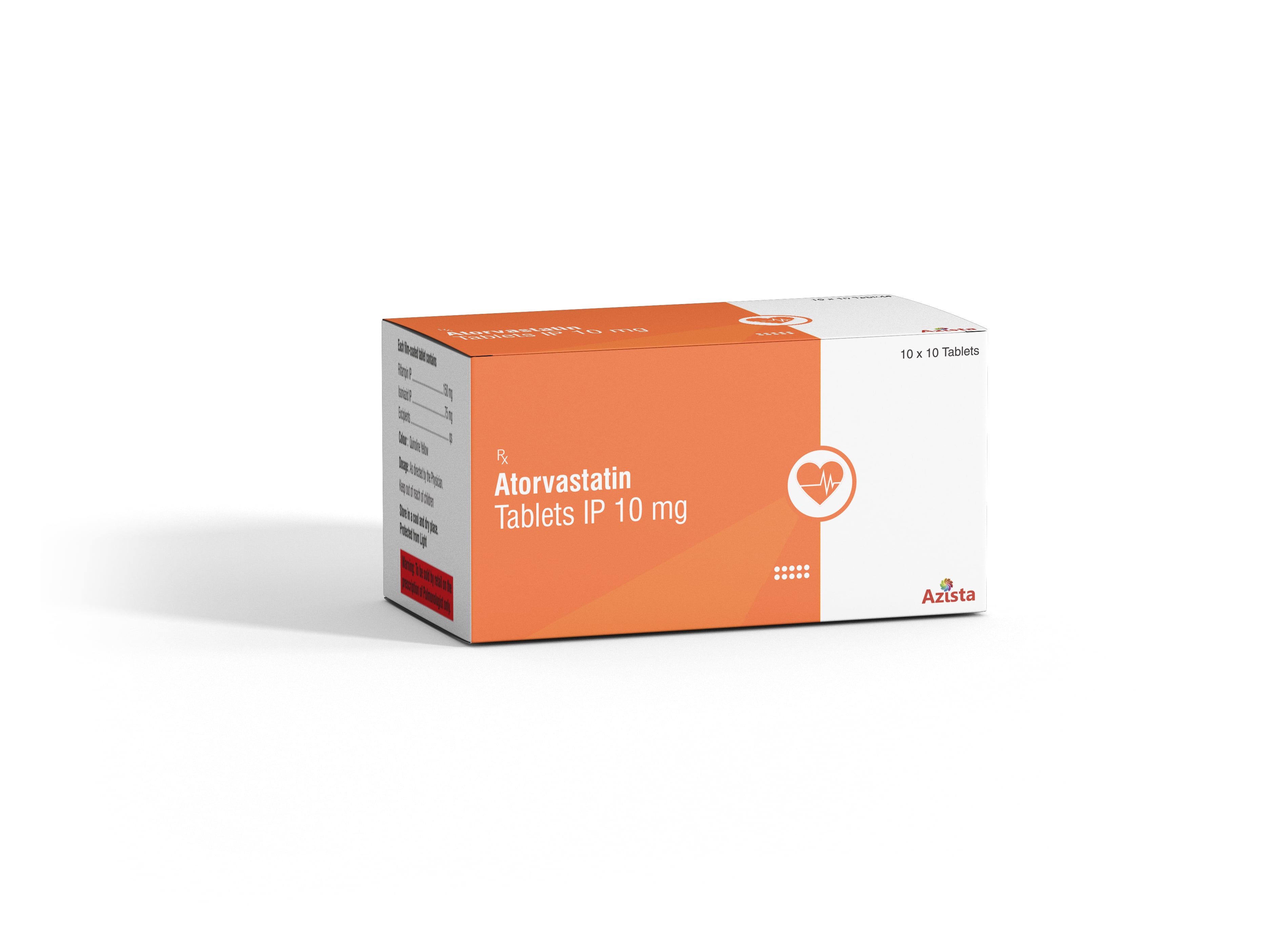 Atorvastatin Tablets IP 10mg