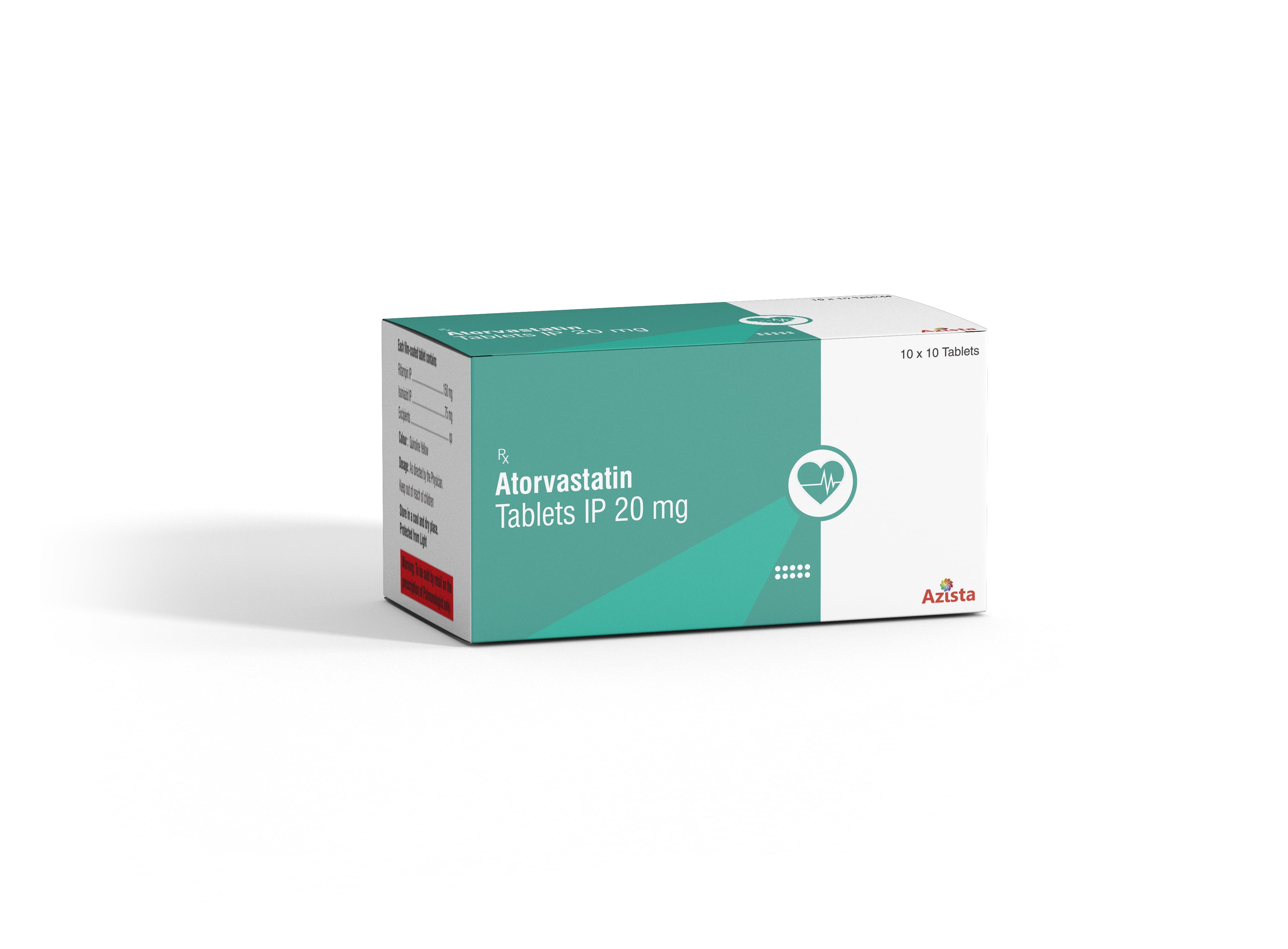 Atorvastatin Tablets IP 20mg