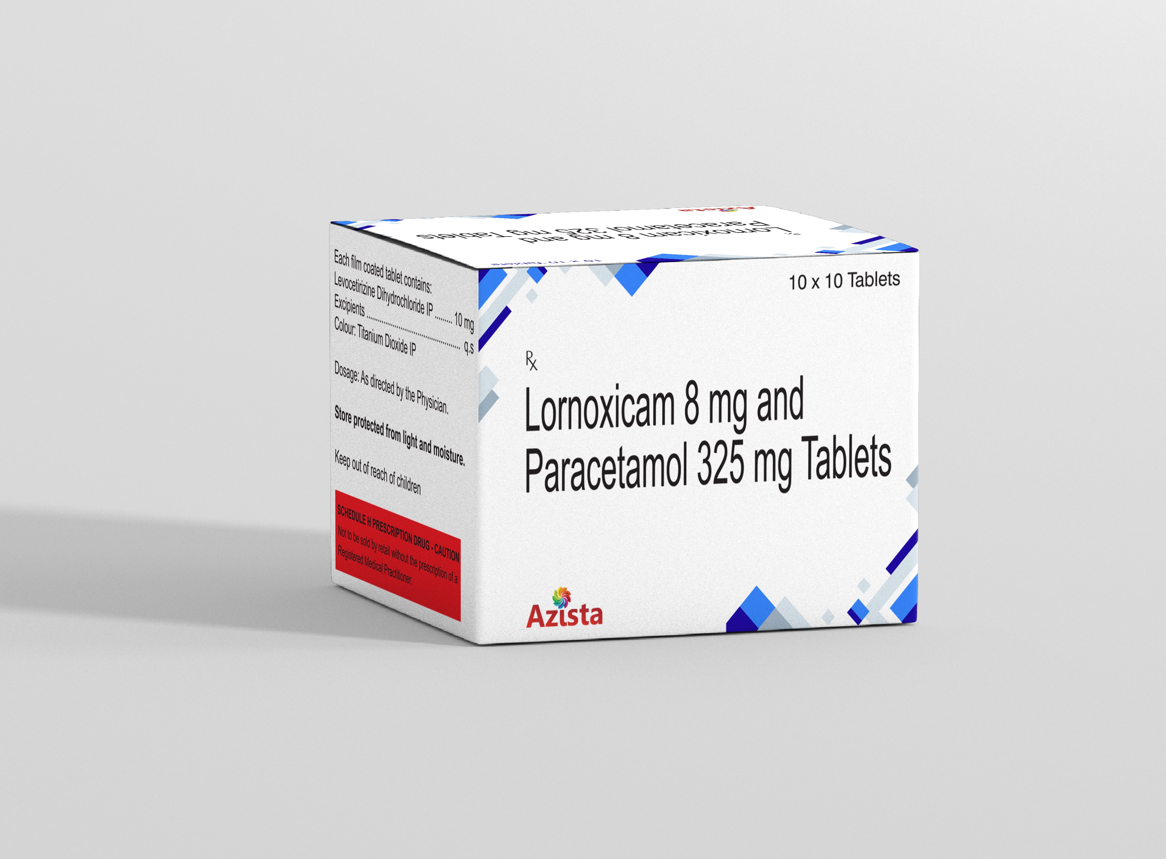 Lornoxicam 8mg + Paracetamol 325mg Tablets