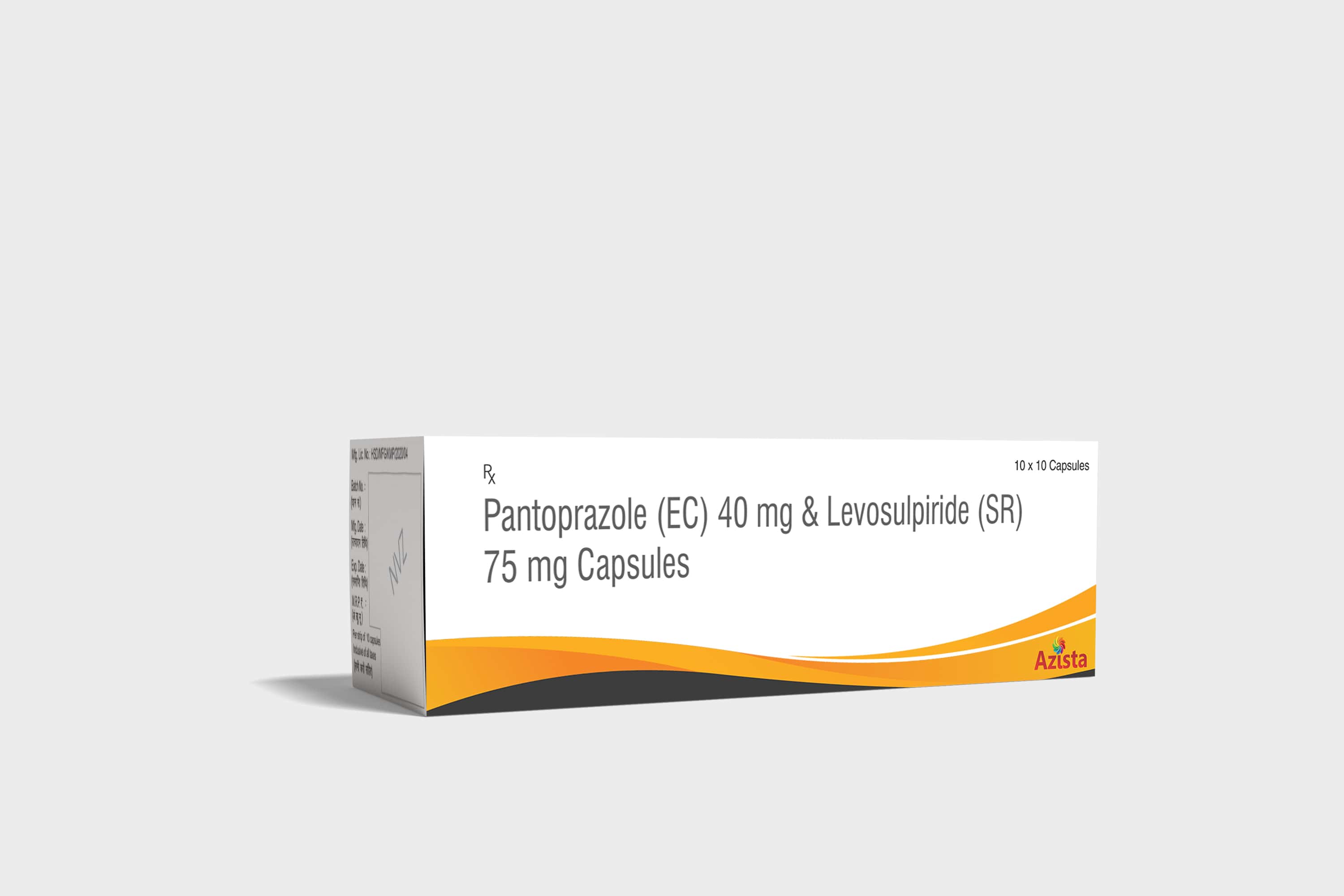 Pantoprazole (EC) 40mg + Levosulpiride (SR) 75mg Capsules