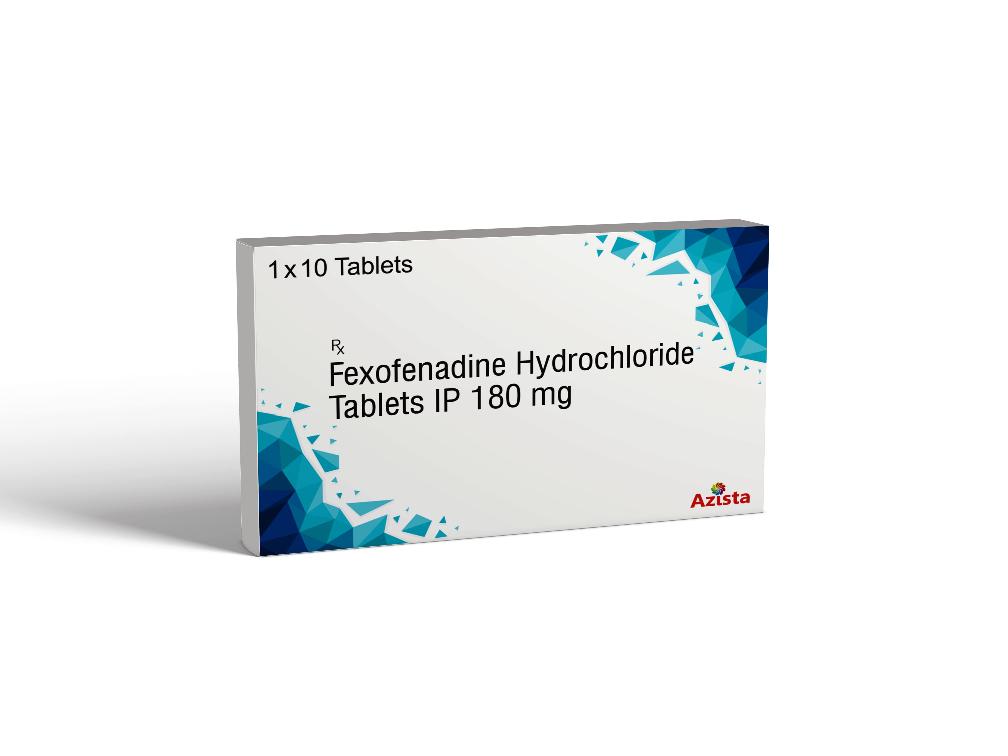 Fexofenadine hydrochloride tablets IP 180mg